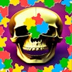 Skull Picture Scramble Challenge